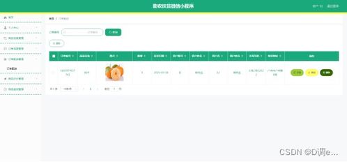 基于微信小程序的助农扶贫电商系统
